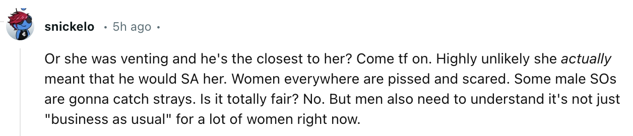 Man Complains Wife Treating Him Like Sexual Predator Since Trump Man Complains Wife Treating Him Like Sexual Predator Since Trump